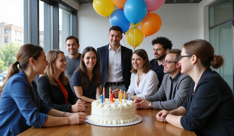 CapitalClimb team celebrating company anniversary