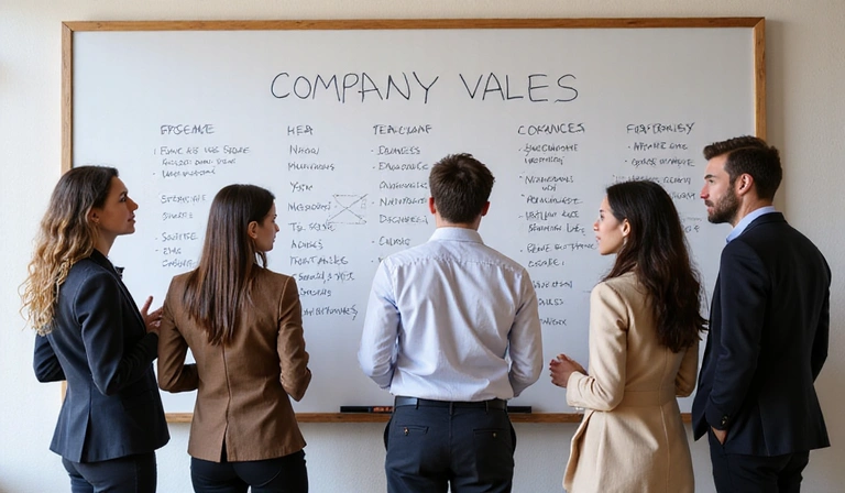 Team upholding company values