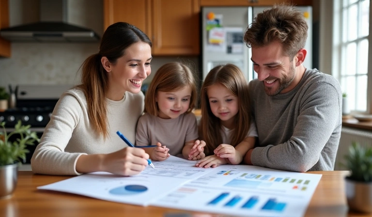 Family budgeting success