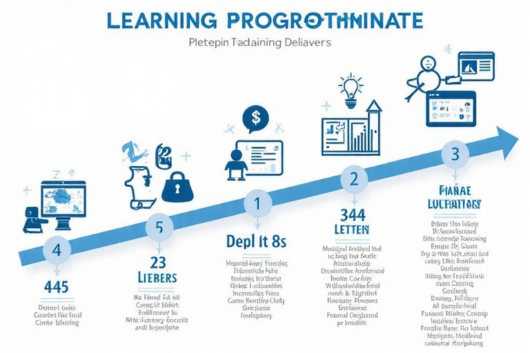 Learning progression from beginner to advanced