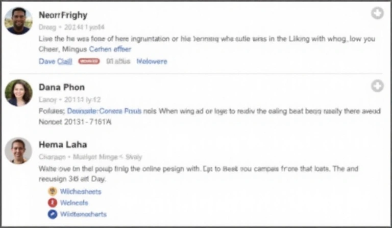 Online community discussion screenshot