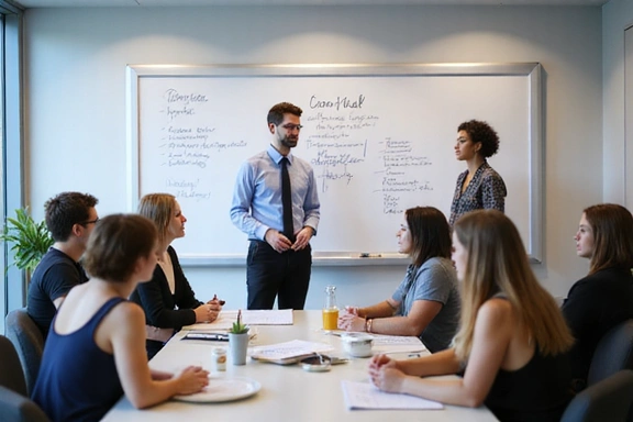 Corporate training session